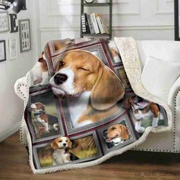 Blanket Pet Cute Blanket Print Blanket Office Quilt Home Decoration Blanket Air Conditioning Throw Blanket R230616