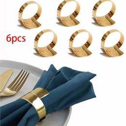 Towel Rings 16pcs Alloy Metal Napkin Ring for Wedding Table Decoration Holder Servilletero Dinner Deco 230616