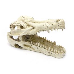 Decorations 5" Skull Artificial Decor Ornament Decoration for Aquarium Fish Tank 230616