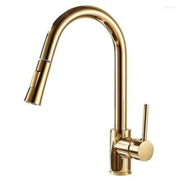 Bathroom Sink Faucets Copper Kitchen Faucet Single Hole Pull Out Spout Mixer Tap