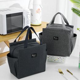 Storage Bags Lunch Bag Women Insulated Waterproof And Leakproof Tote Thermal Cooler Sack Food Handbags For Travelling Work School Picnics