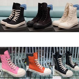 Canvas High Top Shoes Men's Shouse Толкая нижняя пара туфли обувь повседневная женщина из тонких бретежных ботинков дизайнерские ботинки с размером коробки 35-45