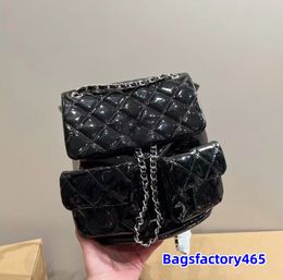 Womens Luxury Handbag Pack Shoulder Bag Designer Crossbody Bags Messenger Fashion Bucket Bag Classics Quilted Caviar Hobo Leather Sheepskin Vintage BackPack 20cm