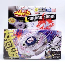 Spinning Top TOMY BEYBLADE BEYSCOLLECTOR MFB METAL FIGHT FUSION Lightning LDrago 100HF BB43 Sr Set middle east version 230615