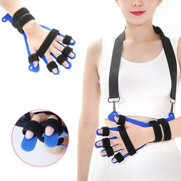 Leg Shaper Hand Wrist Finger Ort ics Fixed Splint Fingerboard Stroke Hemiplegia Support Brace with Belt Corrector Board Tool 230615