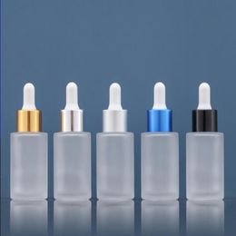 30ml Dropper Bottle Frosted Glass Perfume Essential oil Cosmetic Container Vials SN436 Whjnp