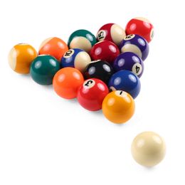 Billiard Balls Children Billiards Table Set Billard Resin Small Pool Cue Full Snooker Accessories 25MM 38MM 230615