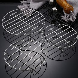 Baking Pastry Tools 1Pcs Stainless Steel Steamer Rack Multifunction Pot Steaming Tray Dumplings Eggs Grill Stand Kitchen Tableware Cooking Utensils 230616