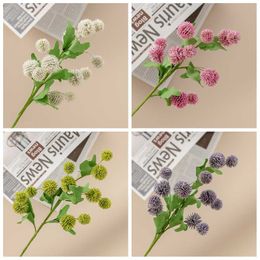 Dried Flowers Simulation Dandelion Bouquet Home Living Room Dining Table Wedding Decoration Artificial Flower High Quality Fake Plant