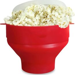 1pc Original Microwave Popcorn Popper, Silicone Popcorn Maker, Collapsible Bowl