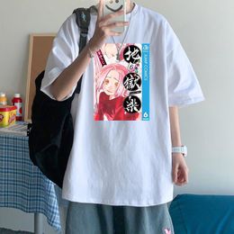 Männer T Shirts Manga Jigokuraku Mei T-shirt Hell's Paradise Ästhetik Grafik Koreanischen Stil Y2k Shirt Frauen Männer Sommer Baumwolle t-shirt