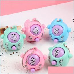 Key Toys Chain Pendant RockPapersCissors FedEx Party Favor Kids Birthday Baby Shower Christmas Wedding Presents Gäster Drop DHGVB