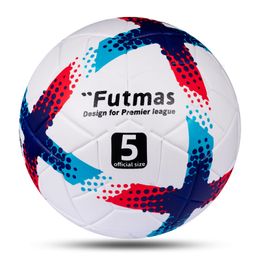 Balls est Professional Size 5 4 Soccer Ball High Quality Goal Team Match Seamless Football Training League futbol 230615