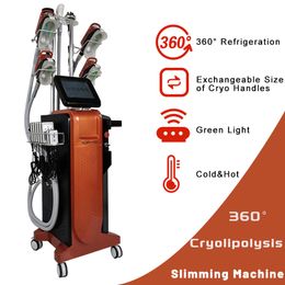 Cryotherapy Fat Freezing Body Slimming Machine Cryolipolysis Equipment 5 Cryo Heads Multifunctional Use Lipo Laser Diode Weight Loss
