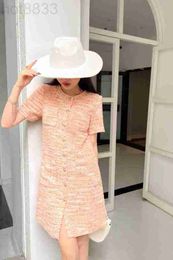 Urban Sexy Dresses Designer 2023 Summer for Women New Dinner Dress Ladies Party Ootd Fashion Skirt Top-grade Tweed Birthday Gift OY0Q