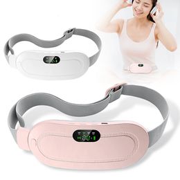 Slimming Belt Portable Menstrual Heating Pad Warm Waist Belt Period Cramp Massager Menstrual Heating Pad Dysmenorrhea Relieving Belt 230615