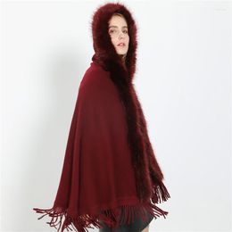 Scarves Autumn And Winter Arrival European American Temperament Solid Thick Warm Comfortable Soft Tassel Trend Shawl