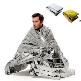 210X130cm Portable Thermal Blankets Party Waterproof Emergency Foil Thermal First Aid Rescue Life-saving Blanket Outdoor