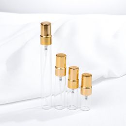 2021 new 2ml 3ml 5ml 10ml Mini Pocket Glass Perfume Spray Bottle Portable Pen Shape Spray Pump Bottle In