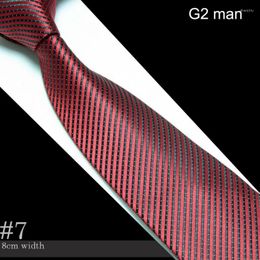 Bow Ties 2023 Men's Microfiber Neckties Fashion Tie Cravate Neck Striped Ceangail Krawatte Neckcloth Neckwear