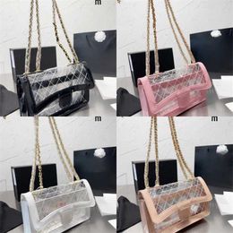 Brand Designer Bags 23ss Channel bags Messenger Bag Handbag Shoulder Envelope Bag Tote Women's New Fashion Fashion cute PVC transparent CF portable Crossbody bag