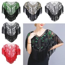 Scarves Wedding Accessories Cloak Tulle Shawl Wrap Sequin Cape Evening Prom Women Bridal