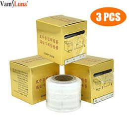 Other Tattoo Supplies 3pcs lot Disposable Eyebrow And Lip Plastic Wrap Preservative Film Makeup Microblading Cover Tape Roll 230616