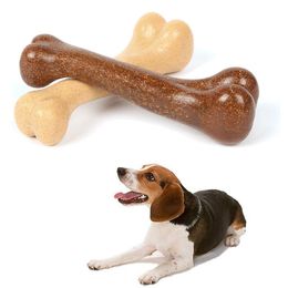 Pet Dog Chew Toys Molar Teeth Clean Stick Interesting Sawdust Beef Flavour Bone Shape Durable Puppy Interactive Toy Pet Supplies