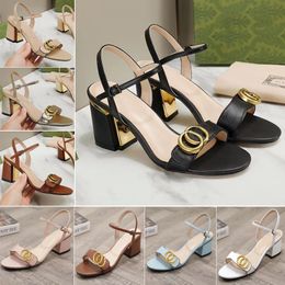 Designer womens sandals estivo vera pelle classiche tacchi alti abiti da festa wedding work work tacchi sexy gg scarpe donna donna 5 cm da donna da donna da donna 35-42 con scatola