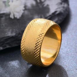 Wedding Rings Ethiopia Dubai Gold Colour For Women Girls Trend Sewing Ring Jewellery Party