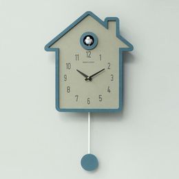 Wall Clocks Time Modern Wood Living Room Hands Office Cuckoo Silent Clock Pendulum Kitchen Battery Reloj Pared Home Art