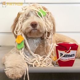 FATHIN Funny Dogs Toy Ramen Treats Toy Pet Training Toy for Small Lage Dogs Pet Accessories