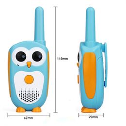 Toy Walkie Talkies Retevis RT30 Talkie Children 2pcs Cartoon Owl Design Children's Radio 05W Walky Talky Gifts Toys For Boys And Girls 230616