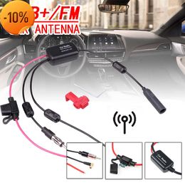 New KEBIDUMEI Universal Car FM/AM DAB + Antenna Aerial Splitter Adapter Cable SMB Converter Car Radio Active 88-108MHZ