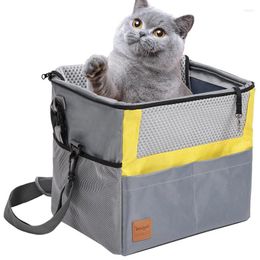 Dog Car Seat Covers Bicycle Pet Basket Carrier Cycling Picnic Bag Detachable Pannier Rack Bike Rear For Small Dogs And Cats