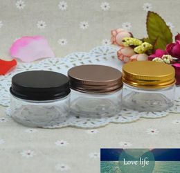 30g Aluminium Cosmetic Jar Container Plated Cap Screw Thread 50pcs/lot 30ml Makeup Container Factory Wholesale