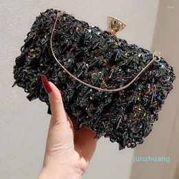 Shoulder Bags Women Evening Clutch Bag Female All-Matching Wedding Handbag Chain Crossbody For Party