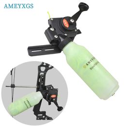 Other Sporting Goods Archery Compound Bow Fishing Reel Rope Pot ABS Aluminum Alloy Bowfishing 40m Line Shooting Hunting Accessories 230616