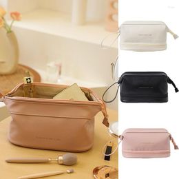 Storage Bags Cosmetic Travel Bag Multifunctional Makeup Kit Case Waterproof Double Layer Organizer Toiletry Supplies