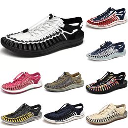 2023 Schuhe Woven Casual Männer Frauen Weiß Blau Beige Rosa Braun Schwarz Rot Herren Trainer Outdoor Sport Sneakers269 s460 s438 s609 s207 s791 s885 s