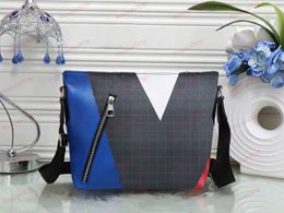 Black Grid Single Shoulder Bag Designer Zipper Side Pocket Large Capacity Storage Bag Tablet Bags Luxury Colour Blocking Backpack