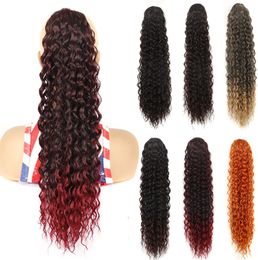 24-Inch Drawstring Ponytail for Women - Variety of Curly Styles - Easy to Wear - Perfect for All Occasions - High Quality and Affordable