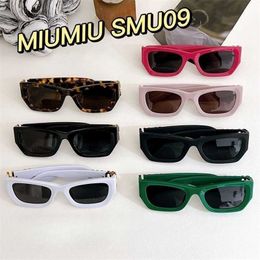 Designer MIU Sunglass New models Cycle Luxurious Woman Mens Highdefinition Polarised Small Fragrance Pearl Inlaid Temperament fashionable big frame sunglasses