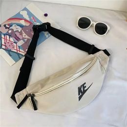 Casual Waist Bags Canvas Women Outdoor Sports Crossbody Shoulder Bag High Quality Man Chest Package Purse with Wholesale