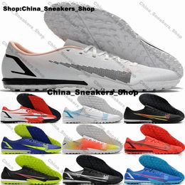 Soccer Shoes Football Boots Mercurial Vapour 14 Elite TF Size 12 Soccer Cleats Designer Us12 Eur 46 Kid Us 12 CR7 Mens botas de futbol Sneakers 6628 Crampons Soccer Boots