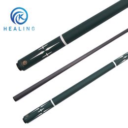 Billiard Accessories Pool Cue 1 2 Play Split Carbon Fibre Shaft Stick Radial Joint Protector Tip 12.4mm 58in Case Billar Kit 230616