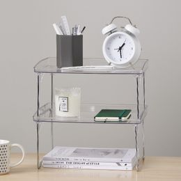 Bathroom Shelves Desktop Rack Multi functional Cosmetic Storage Dressing Table Can Be Superimposed Multi layer Sundries Organiser 230615