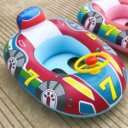 Inflatable Floats tubes Inflatable Float Seat Baby Swimming Circle Car Shape Toddler Swimming Ring Kid Child Swim Ring Accessories Water Fun Pool Toys 230616