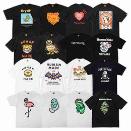 Men's T-shirts Top Quality Human Made Fashion Style Women Swimming Duck Tee Cute Short Sleeve LP8H OVOP