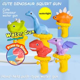 Gun Toys Realeos Dino Baby Bath Tub Water Kids Dinosaurs Pool Children Shower Toy Swimming Spray Beach Pistol Air 230615
